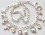 tige's gift store, sterling silver charm necklace